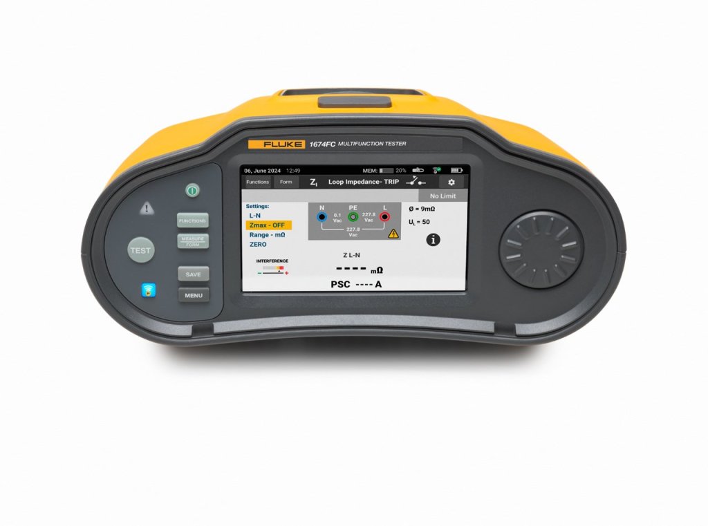 Fluke 1674 FC FTT - multifunkční tester elektrických instalací